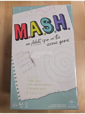 MASH Game Adult Spin on the Classic Fortune Telling Party Game NEW Sealed
